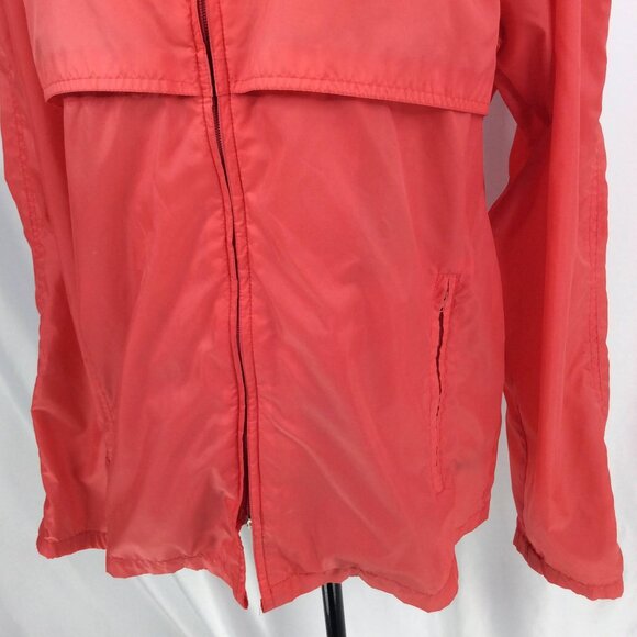 Saddlery Windbreaker Jacket Womens Size Small Convertible Hood Waterproof - Picture 6 of 9